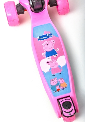 ΠΑΤΙΝΙ ΠΑΙΔΙΚΟ ΤΡΙΤΡΟΧΟ HB808 ΜΕ LED ΤΡΟΧΟΥΣ ΡΟΖ PEPPA PIG