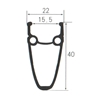 ΣΤΕΦΑΝΙ ΑΛΟΥΜΙΝΙΟΥ ΔΙΠΑΤΟ FIX M WAVE 28''