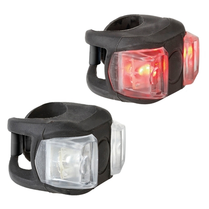 Φαναράκια Σετ Σιλικόνης Novus Onix II 2Led Μαύρο