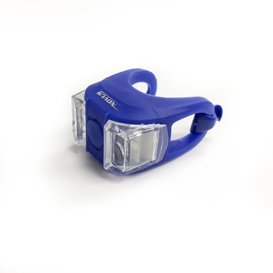 Φαναράκια Σετ Σιλικόνης Novus Onix II 2Led Μπλέ