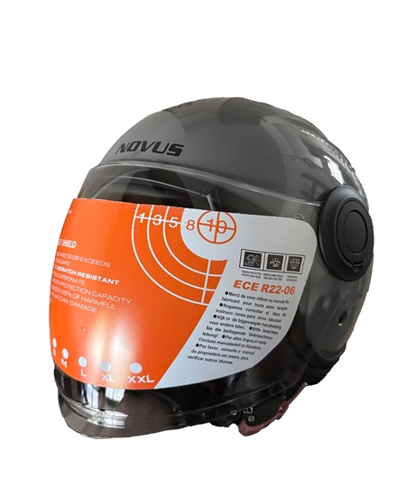 Κράνος Μότο NOVUS NV430 Jet Open Face Γκρι