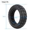 Ελαστικό solid 10x2.75-6.5/B54 offroad honeycomb για e-scooter, χωρίς σαμπρέλα και χωρίς φούσκωμα